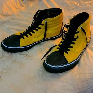 Vans Customs Sk8 hi Pro leather